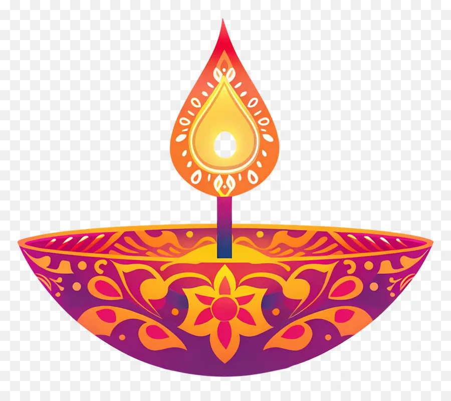 Diwali Diya，Dekoratif Dia PNG