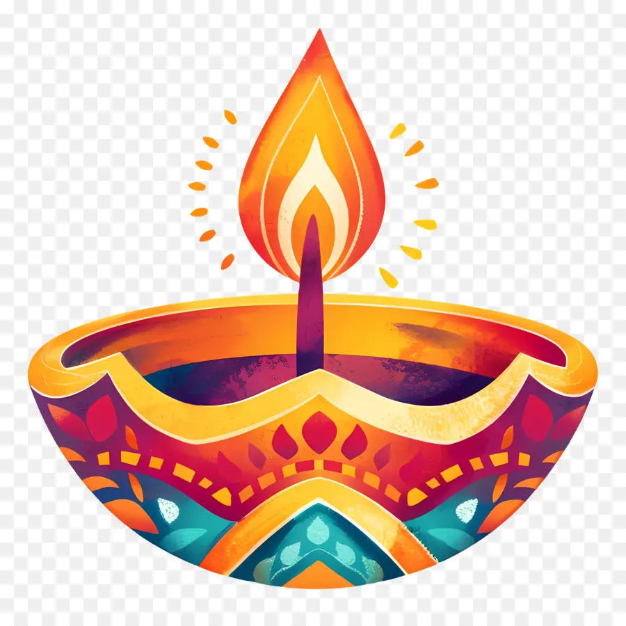 Diwali Diya，Lamba PNG