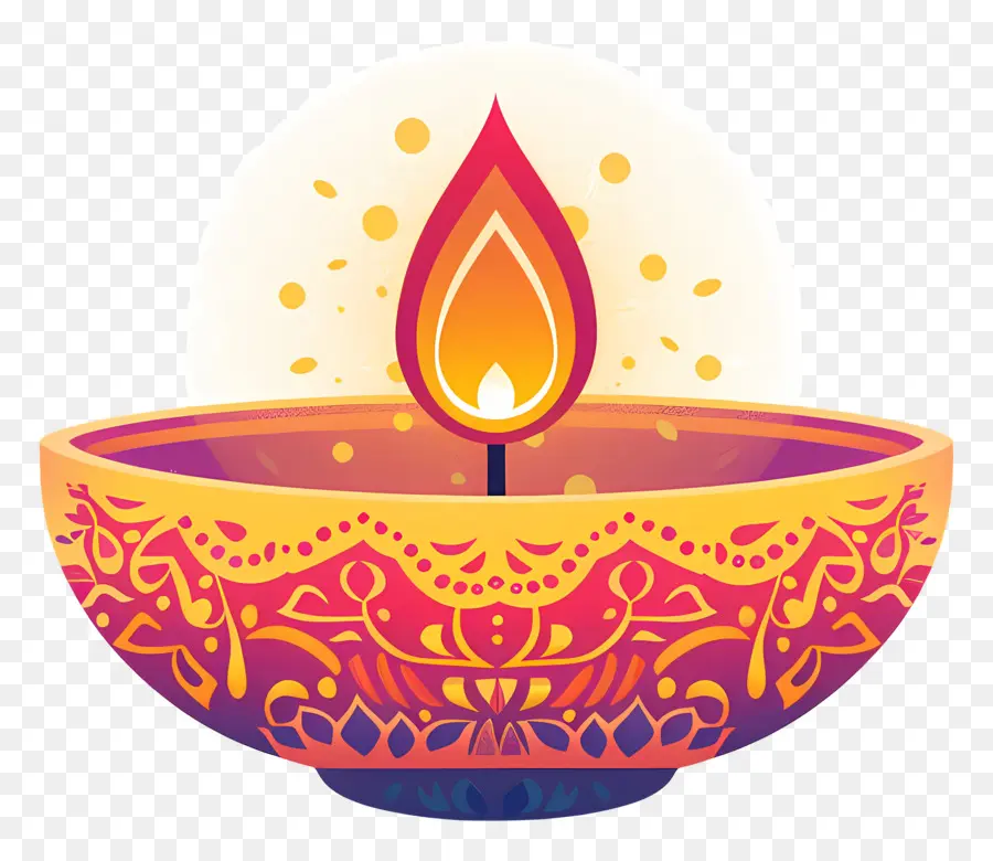 Diwali Diya，Dekoratif Dia PNG