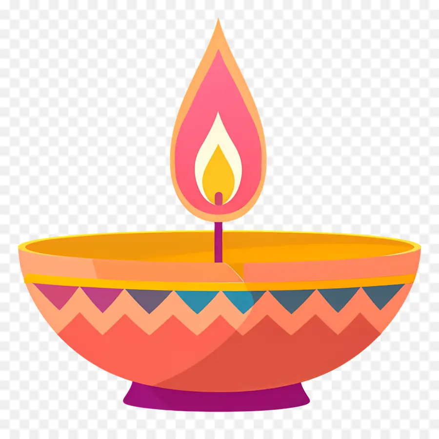 Diwali Diya，Dia Lambası PNG