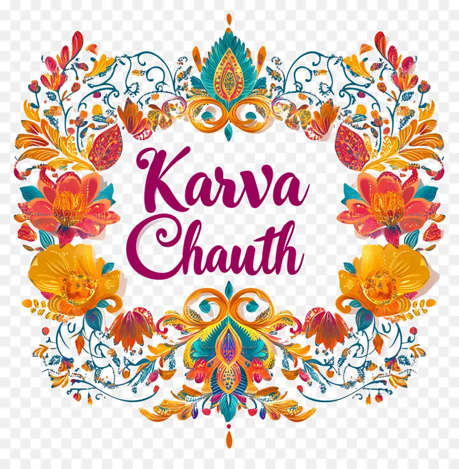 Karva Chauth，Çiçekler PNG