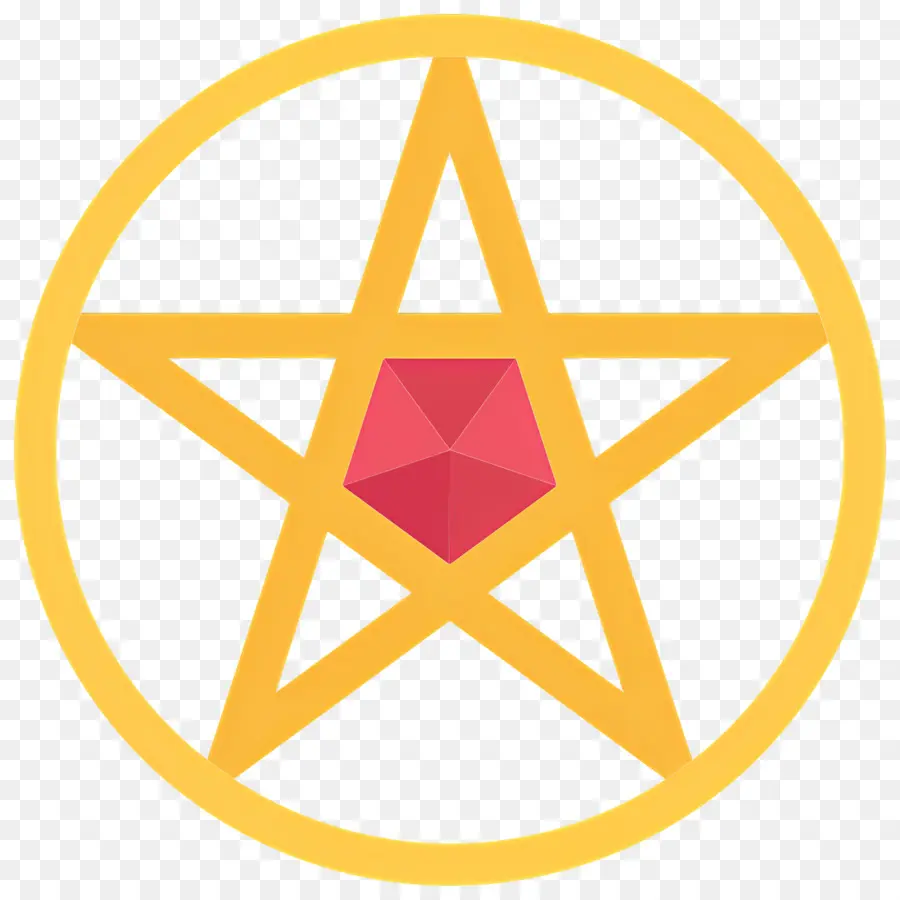 Pentagram Sembolü，Pentagram PNG