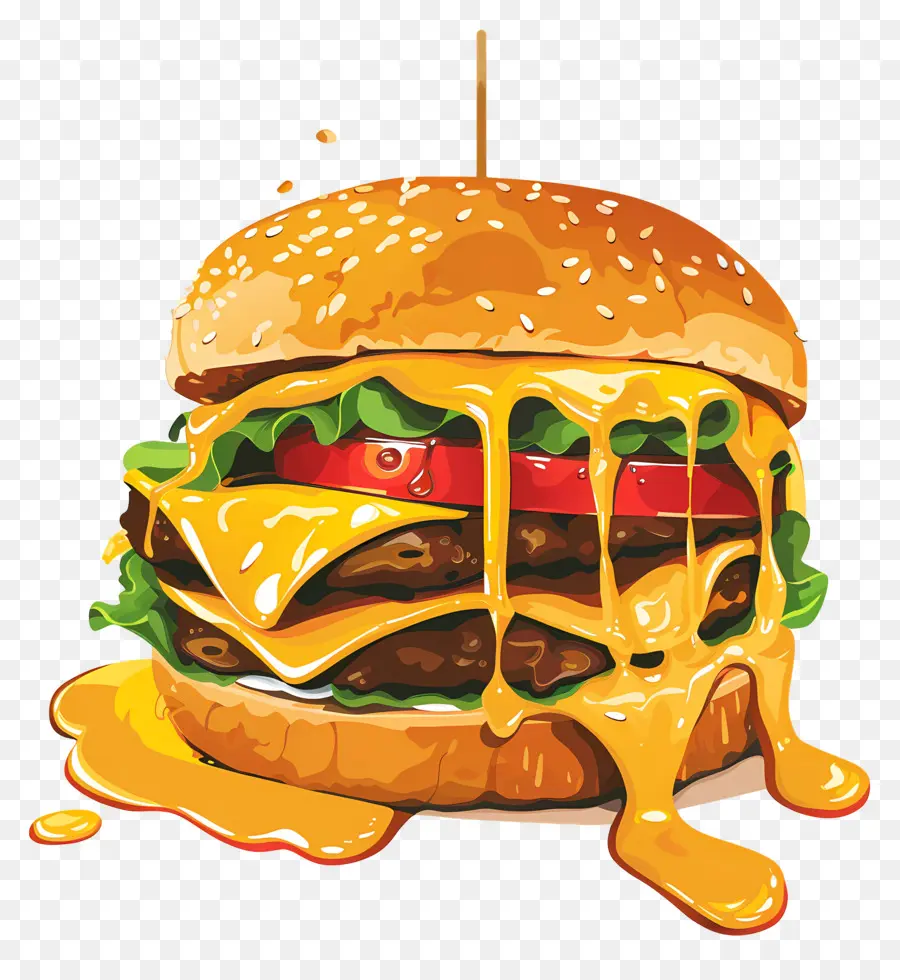 Sulu Burger，Renkli Burger PNG