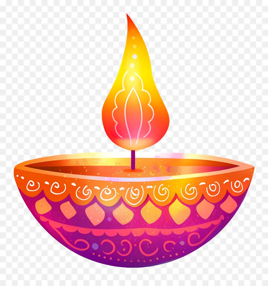 Diwali Diya，Dekoratif Kandil PNG