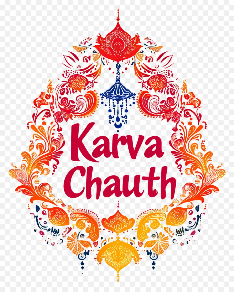 Karva Chauth，Dekoratif Tasarım PNG