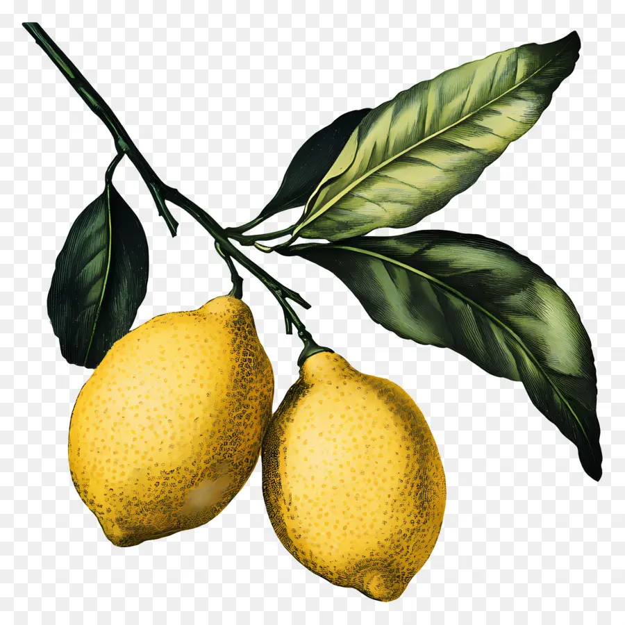 Limon Vintage，Limon Çifti PNG