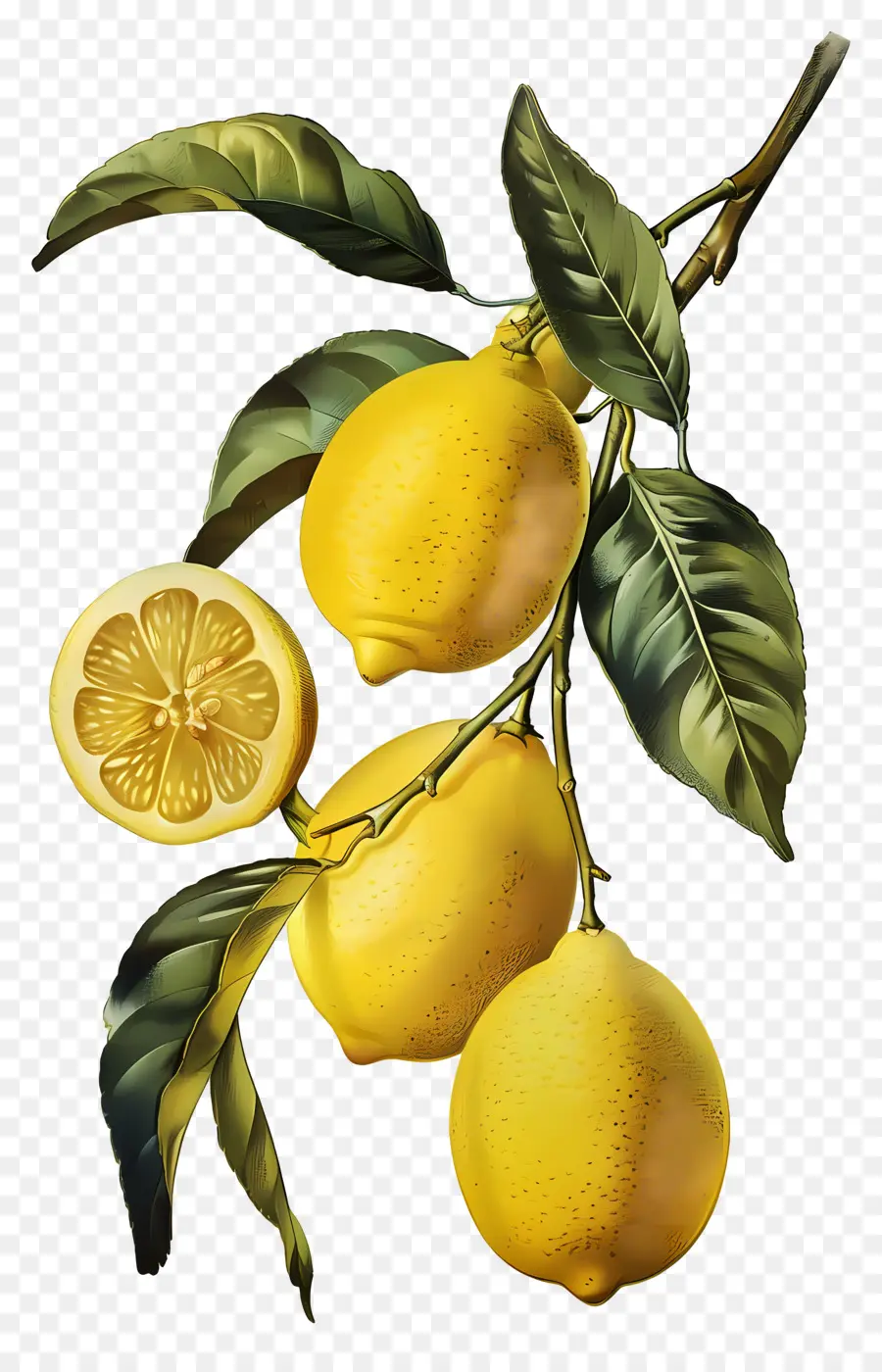 Limon Vintage，Limon Çifti PNG