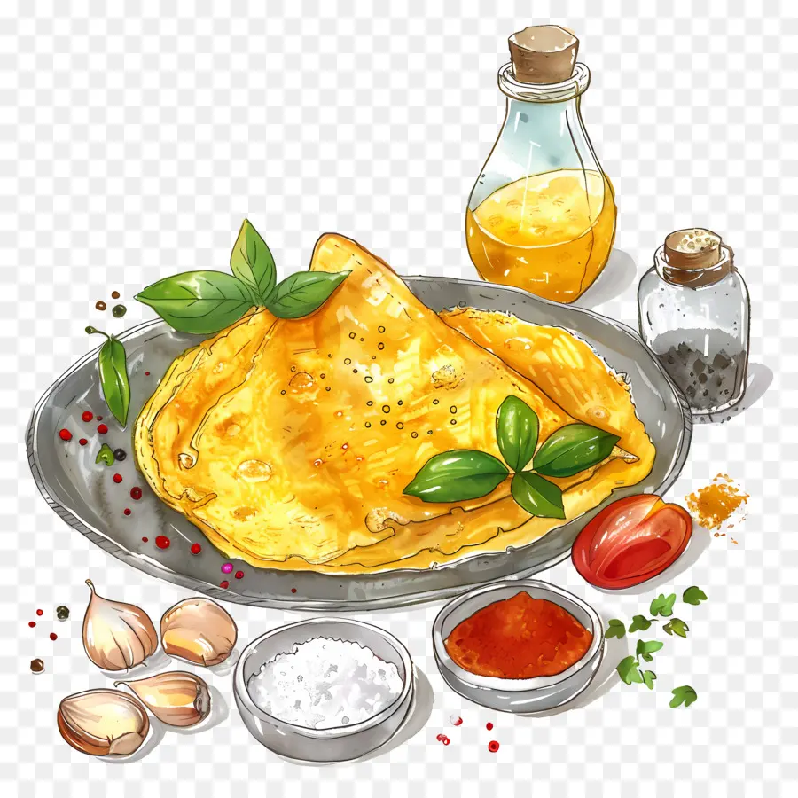 İspanyol Omleti，Omlet PNG