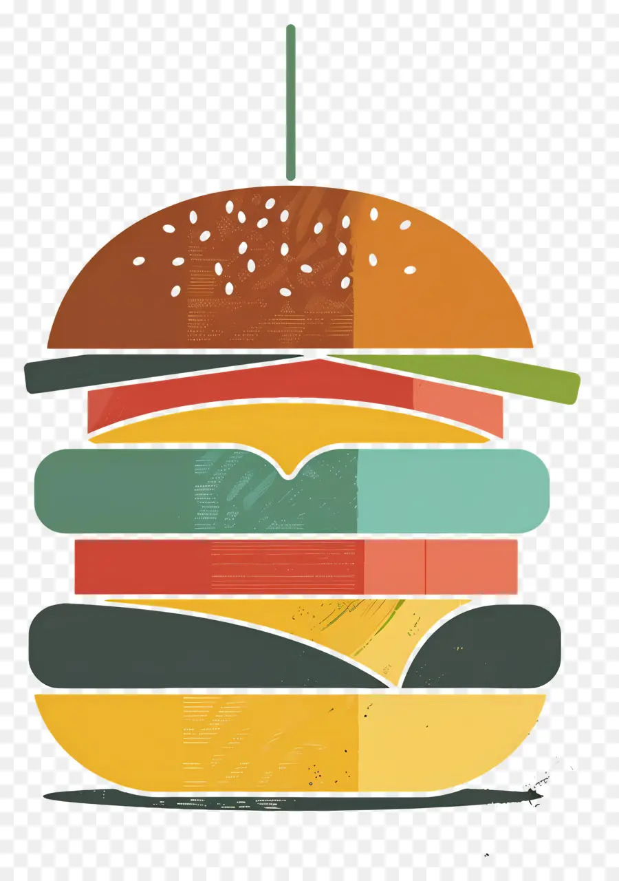 Sulu Burger，Renkli Burger PNG