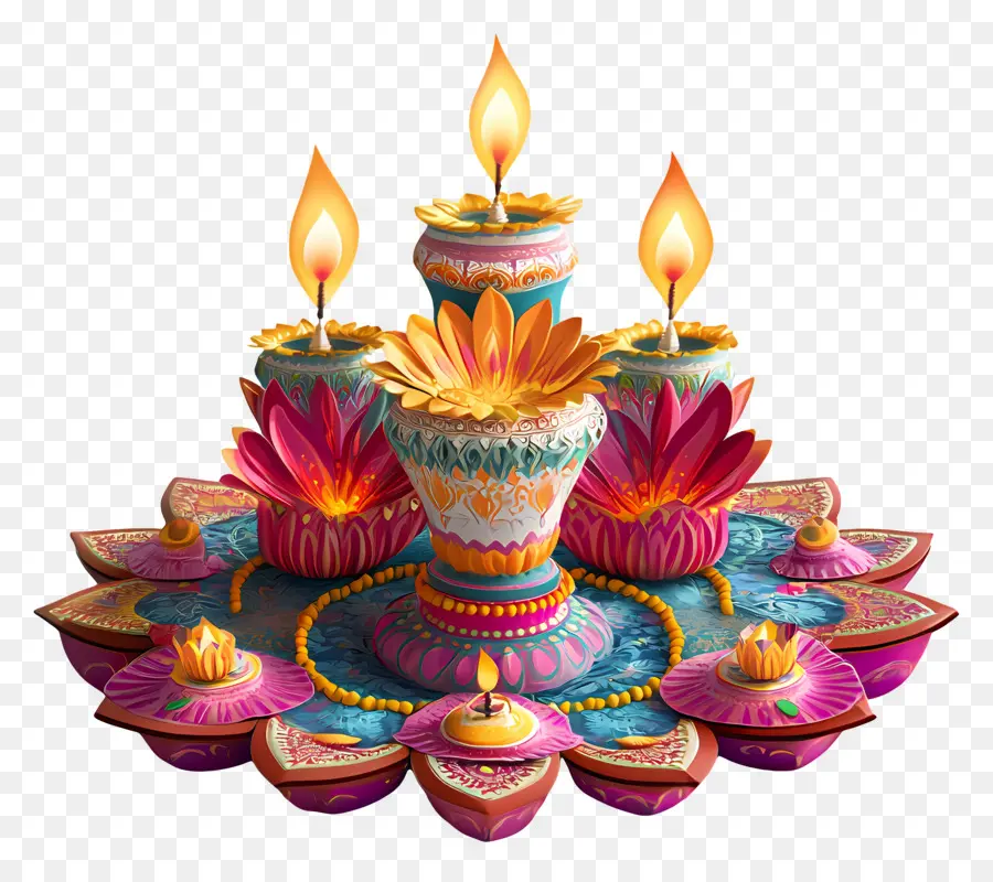 Deepavali，Diwali Lambaları PNG