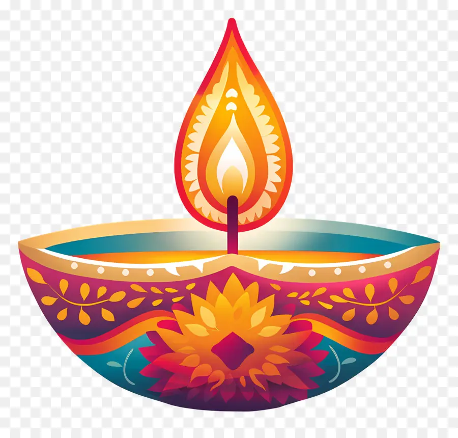 Diwali Diya，Dia Lambası PNG