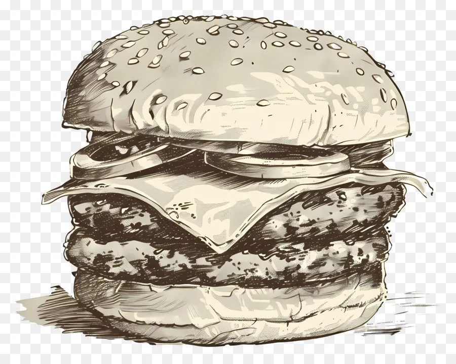 Burger Ana Hatları，Burger Kroki PNG