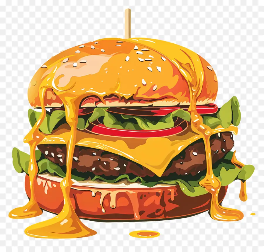 Sulu Burger，Renkli Burger PNG