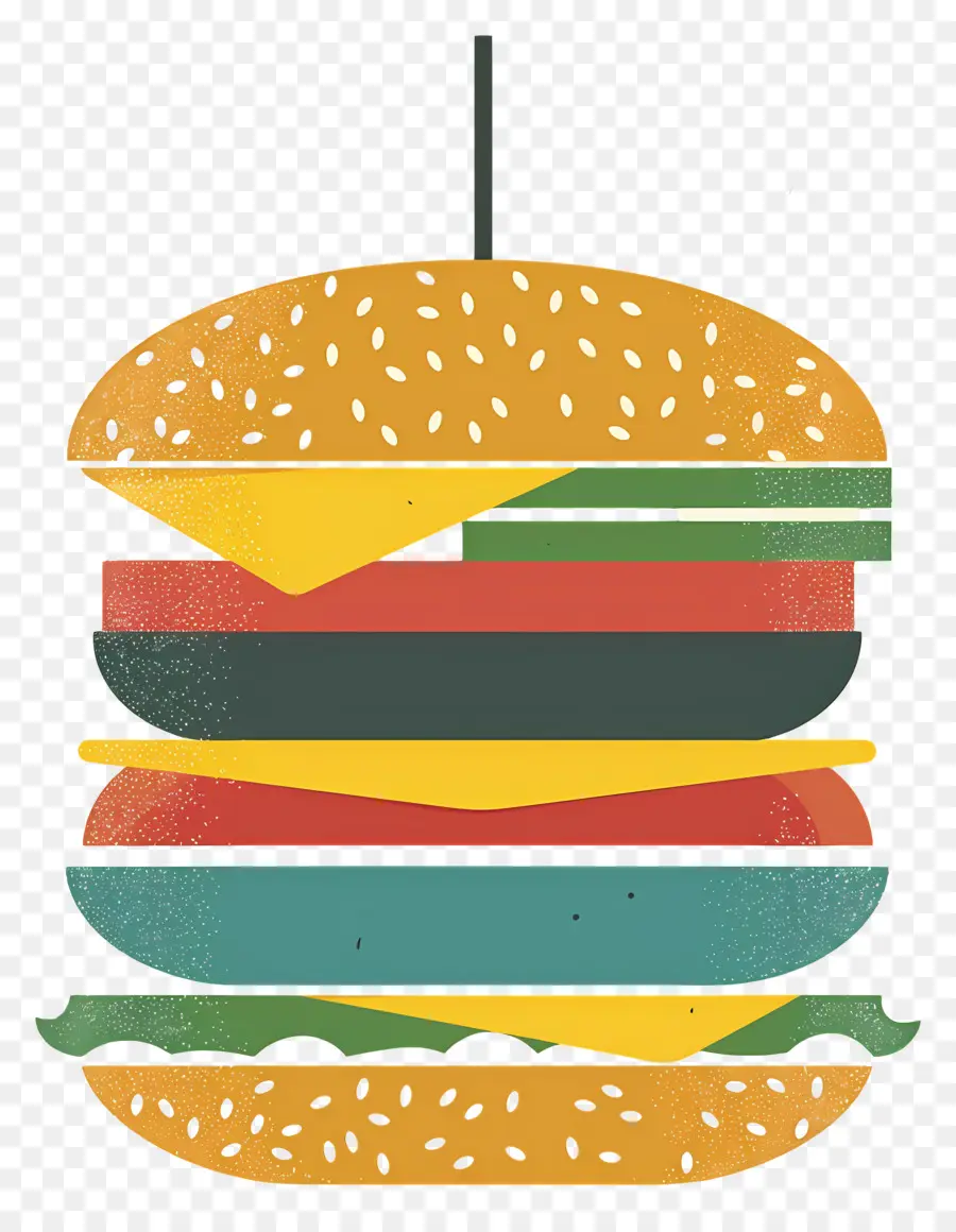 Sulu Burger，Renkli Burger PNG