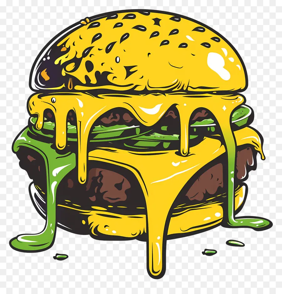 Sulu Burger，Renkli Burger PNG