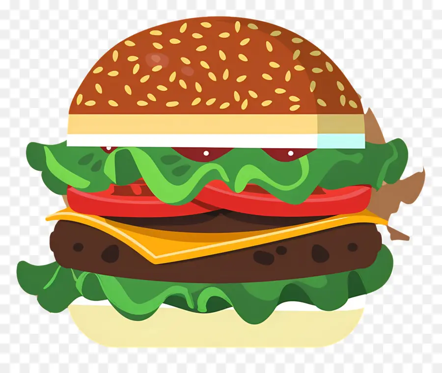 Sulu Burger，Katmanlı Burger PNG