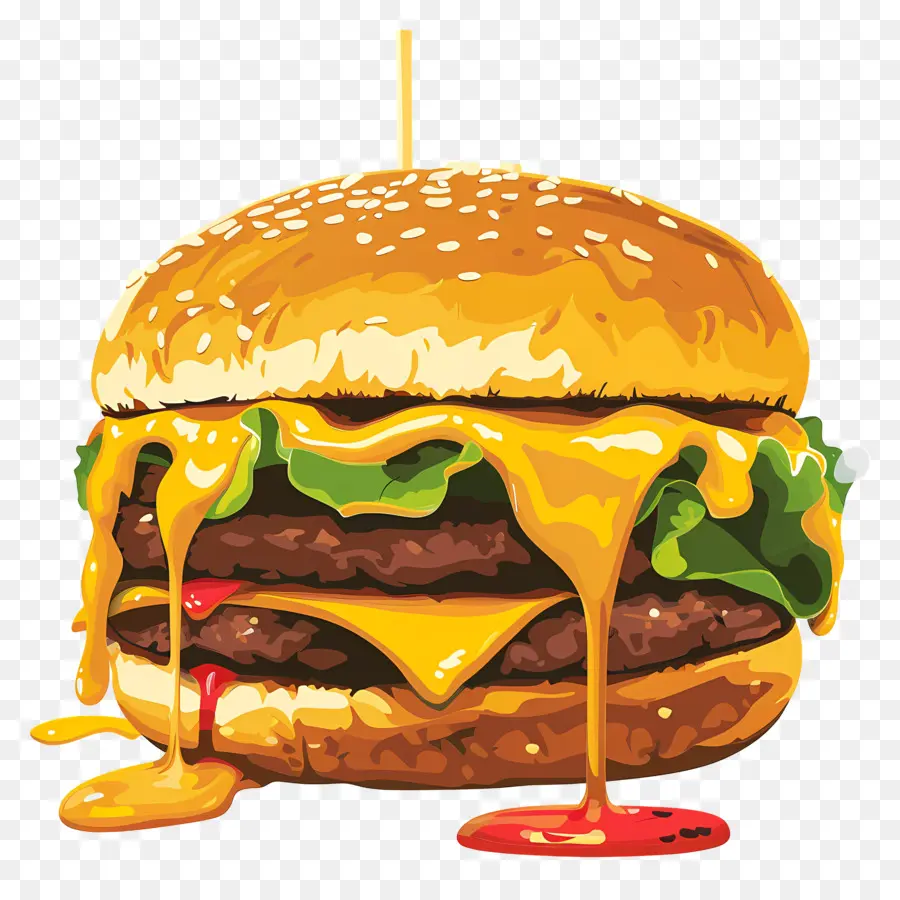 Sulu Burger，Renkli Burger PNG