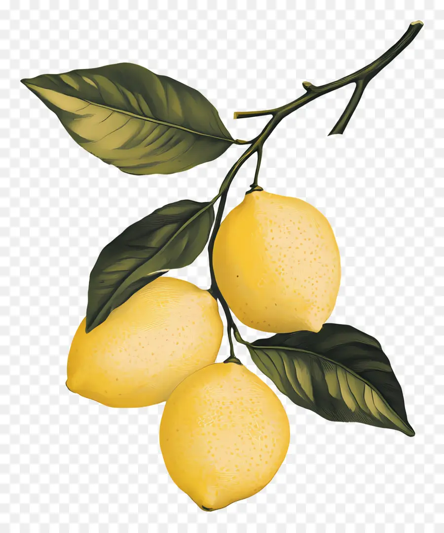 Limon Vintage，Limonlar PNG