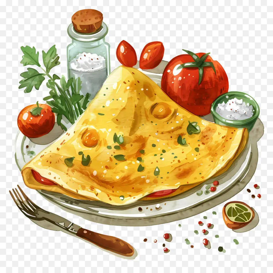 İspanyol Omleti，Omlet PNG