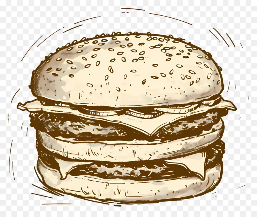 Burger Ana Hatları，Burger Kroki PNG