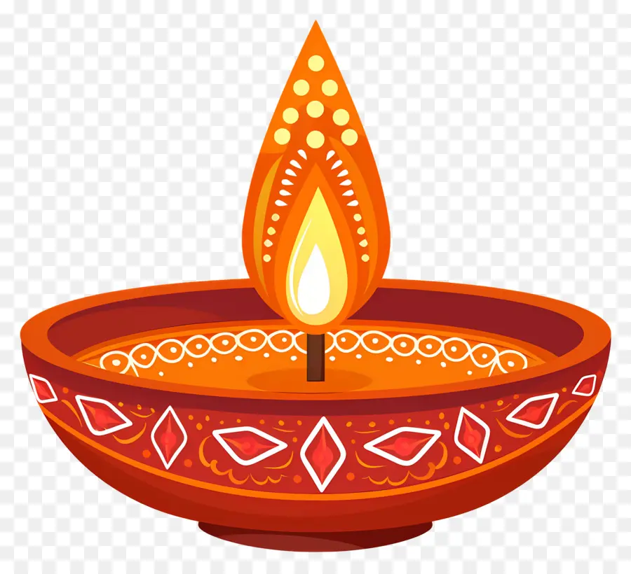 Diwali Diya，Dekoratif Dia PNG