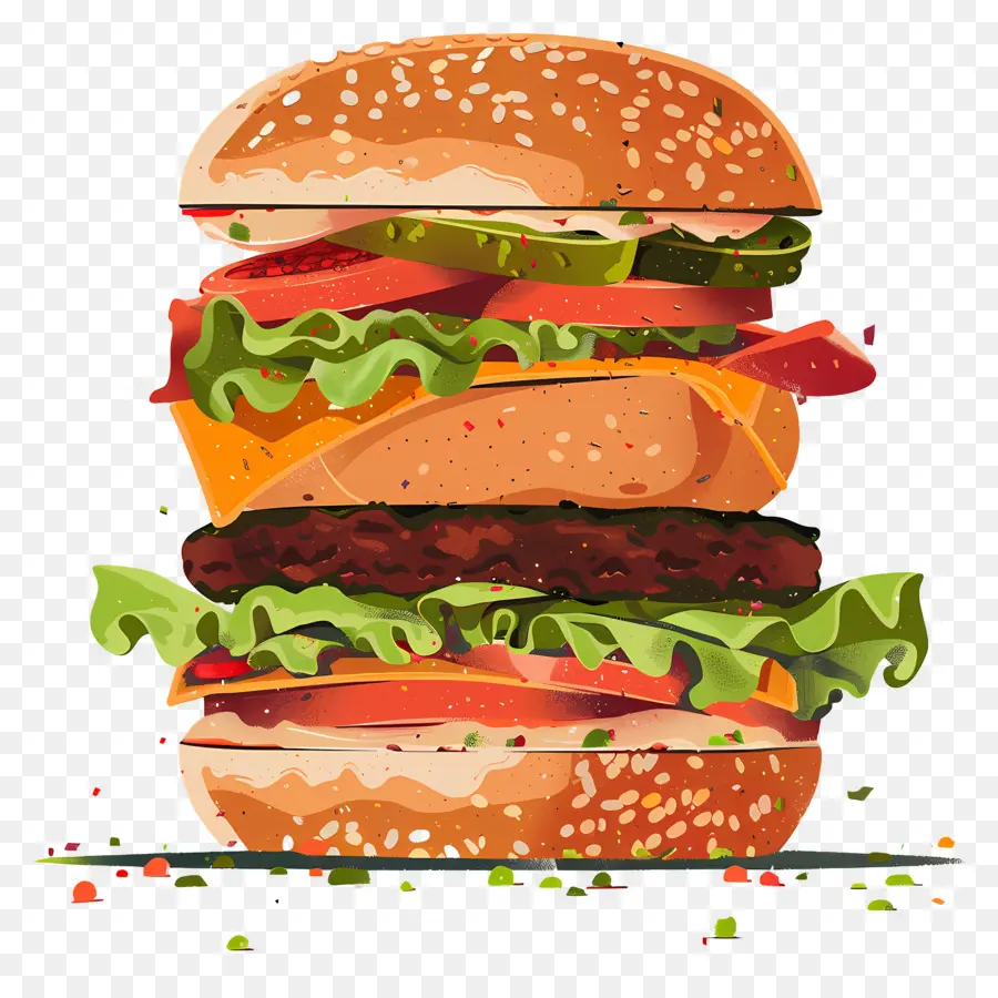 Sulu Burger，Hamburger PNG