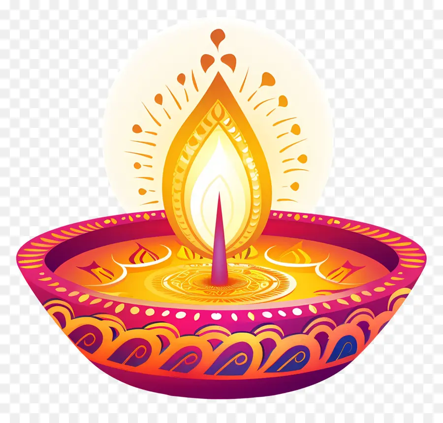 Diwali Diya，Lamba PNG