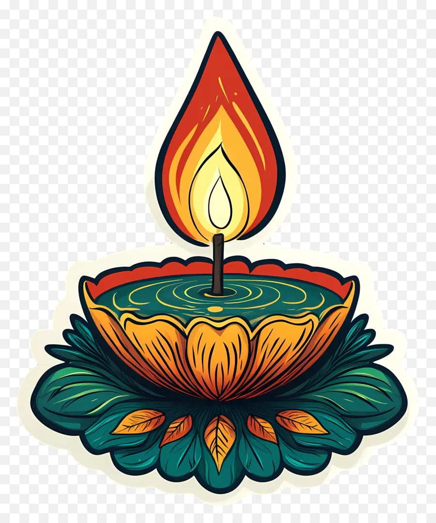 Deepavali，Tek Dia İllüstrasyon PNG