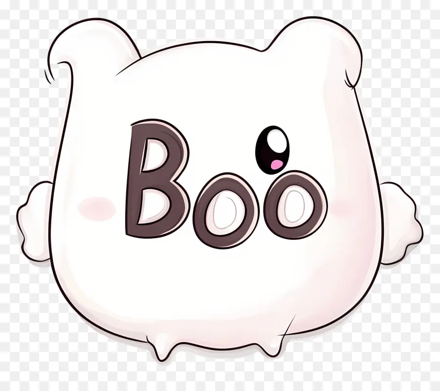 Cadılar Bayramı Boo，Sevimli Hayalet PNG