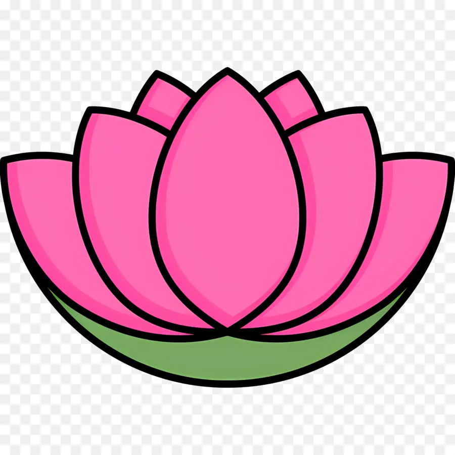 Lotus Sembolü，Pembe Nilüfer PNG