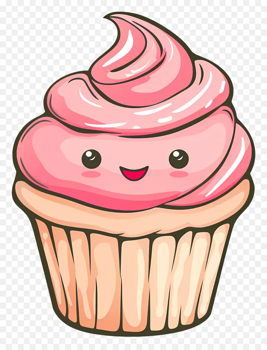 Cupcake Kawaii，Kek PNG