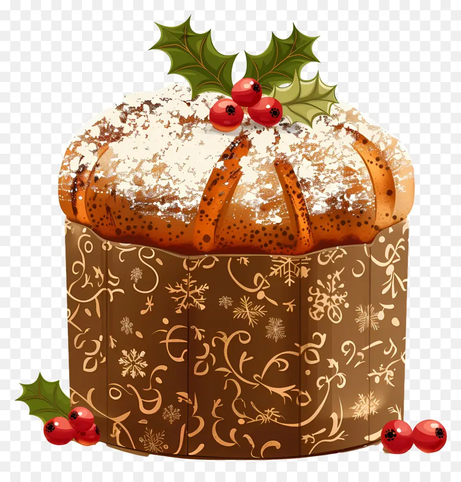 Panettone，Noel Pastası PNG