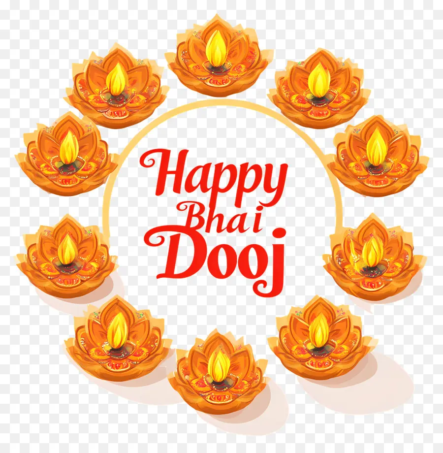 Mutlu Bhai Dooj，Bhai Dooj'u Tebrik Ediyorum PNG