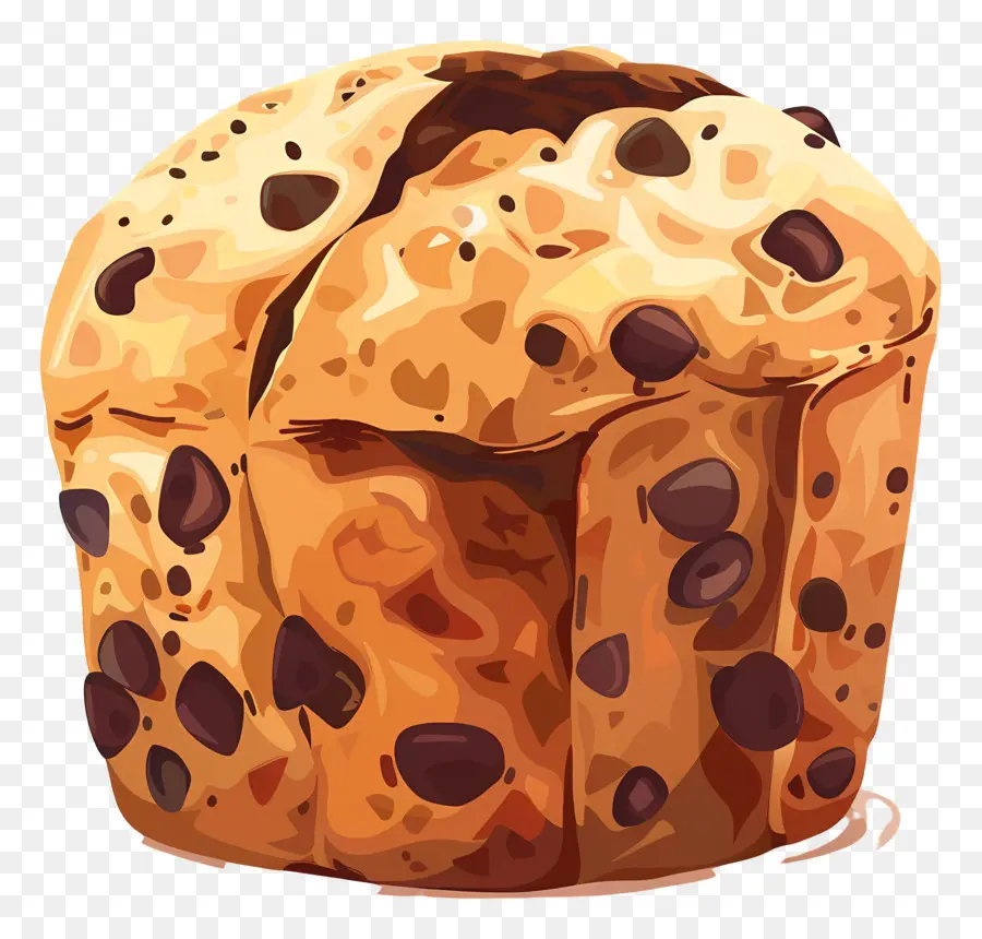 Panettone，Çikolatalı Muffin PNG