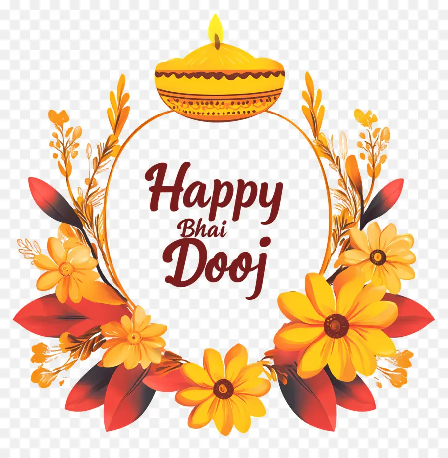 Mutlu Bhai Dooj，Bhai Dooj çelengi PNG