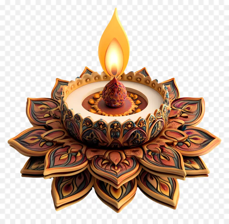 Deepavali，Dekoratif Dia PNG