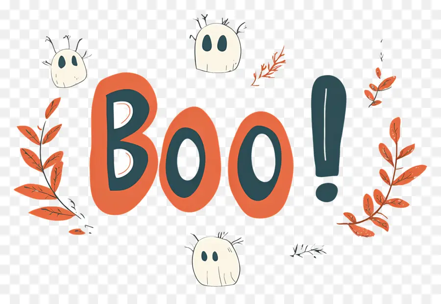 Cadılar Bayramı Boo，Boo PNG