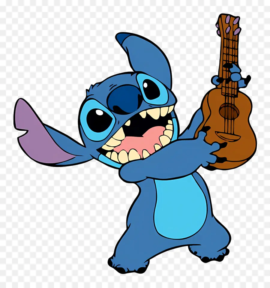 Disney Stitch，Mavi Uzaylı Yaratık PNG