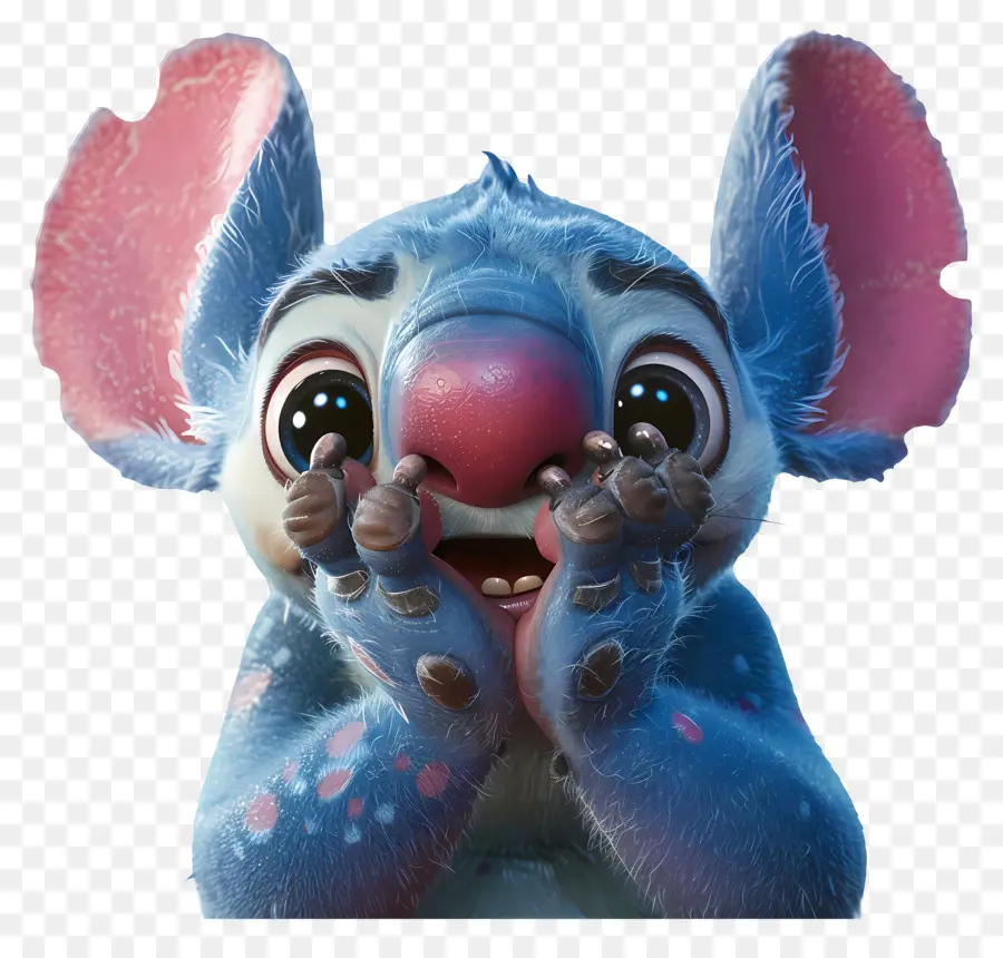 Disney Stitch，Mavi çizgi Film Karakteri PNG