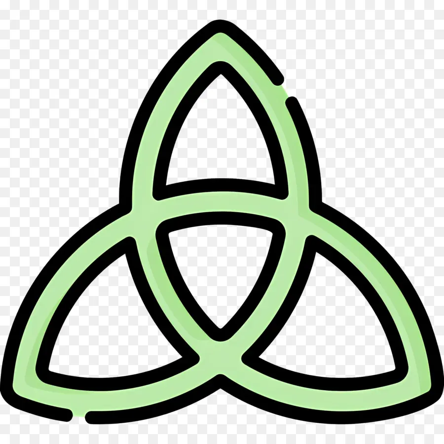 üçlü Sembolü，Triquetra PNG