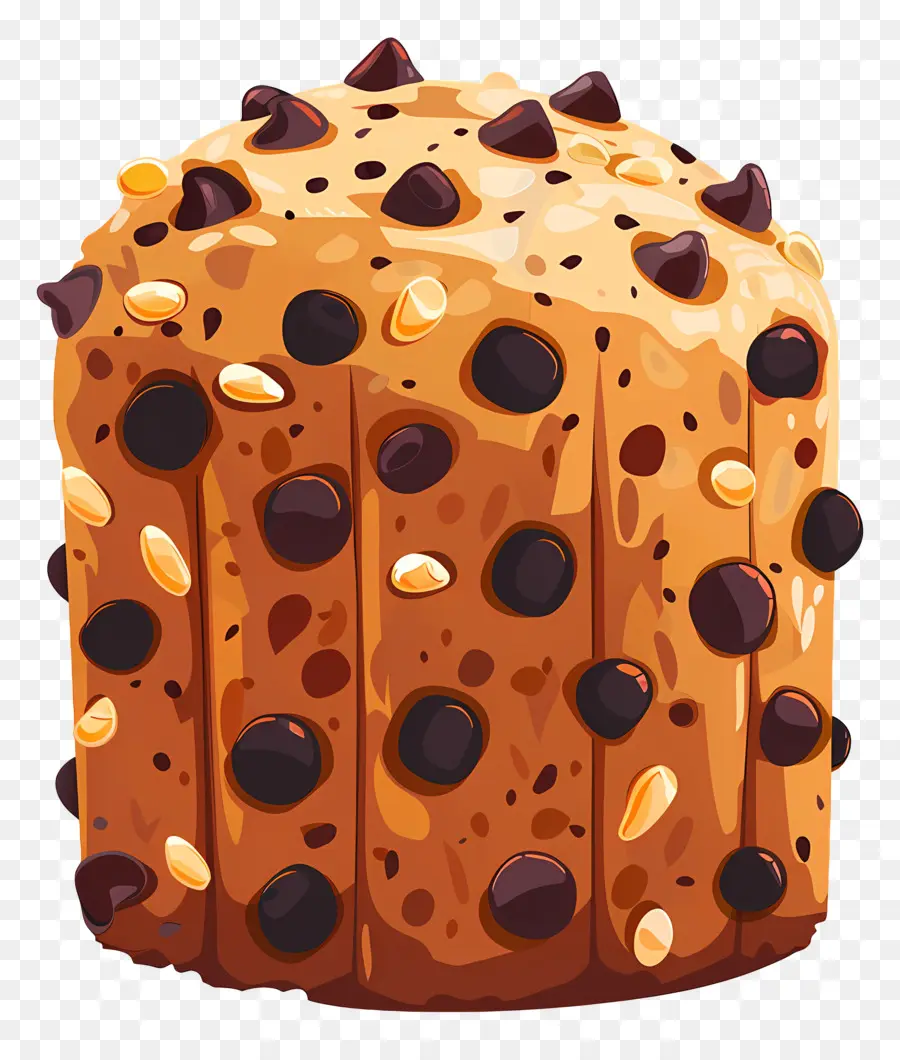 Panettone，Çikolatalı Panettone PNG