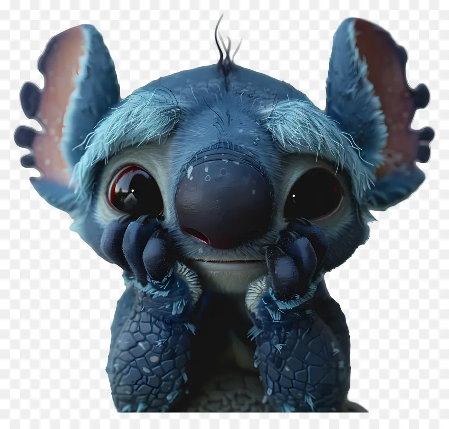 Disney Stitch，Mavi Uzaylı Yaratık PNG