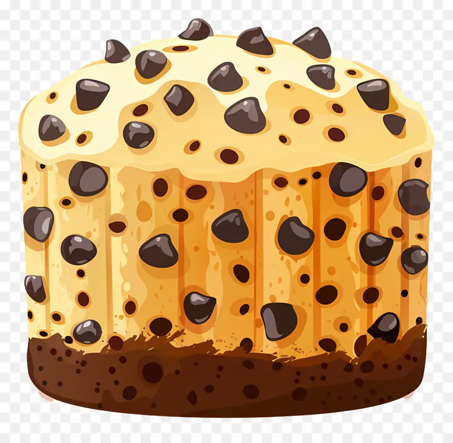 Panettone，Çikolatalı Panettone PNG