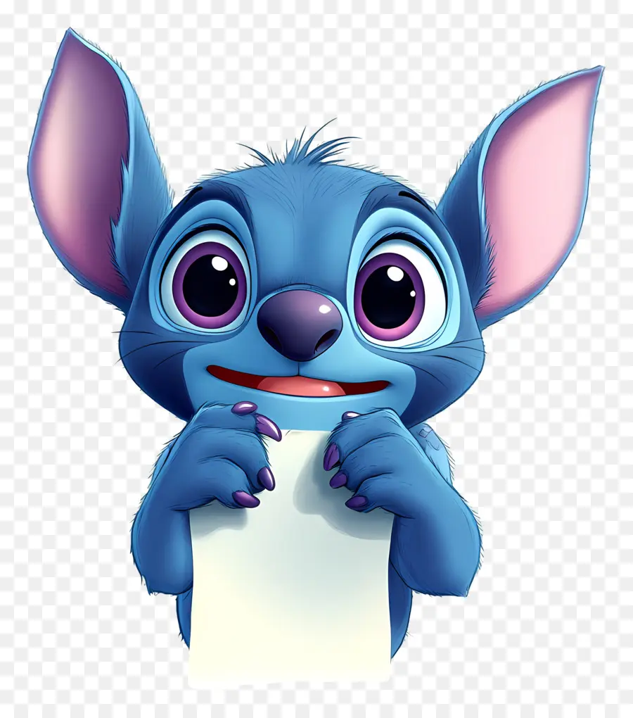 Disney Stitch，Mavi Yaratık PNG