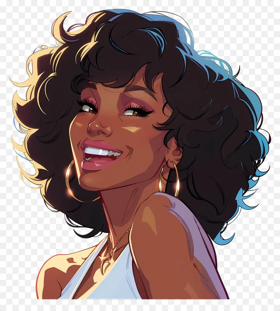 Whitney Houston，Gülümseyen Kadın PNG