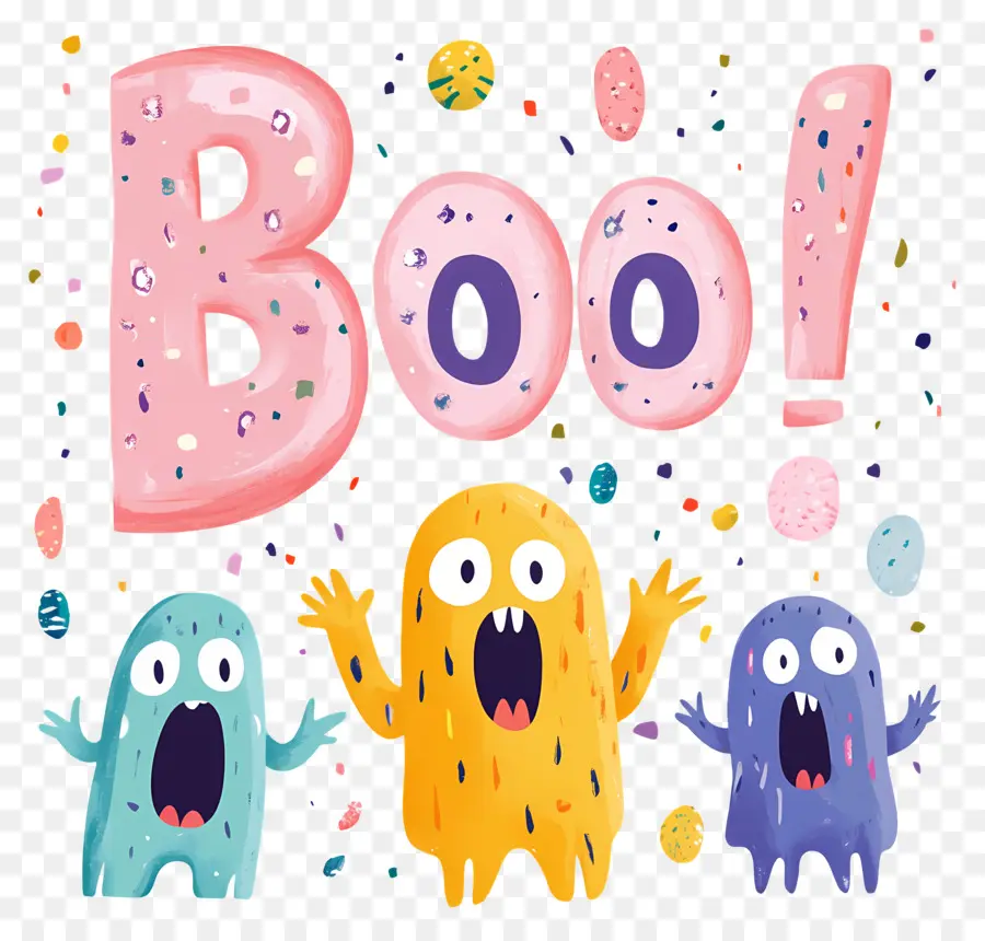 Cadılar Bayramı Boo，Boo PNG