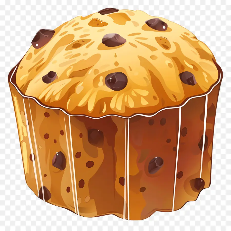 Panettone，Çikolatalı Panettone PNG