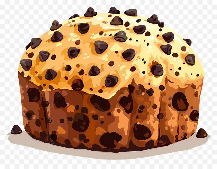 Panettone，Çikolatalı Panettone PNG