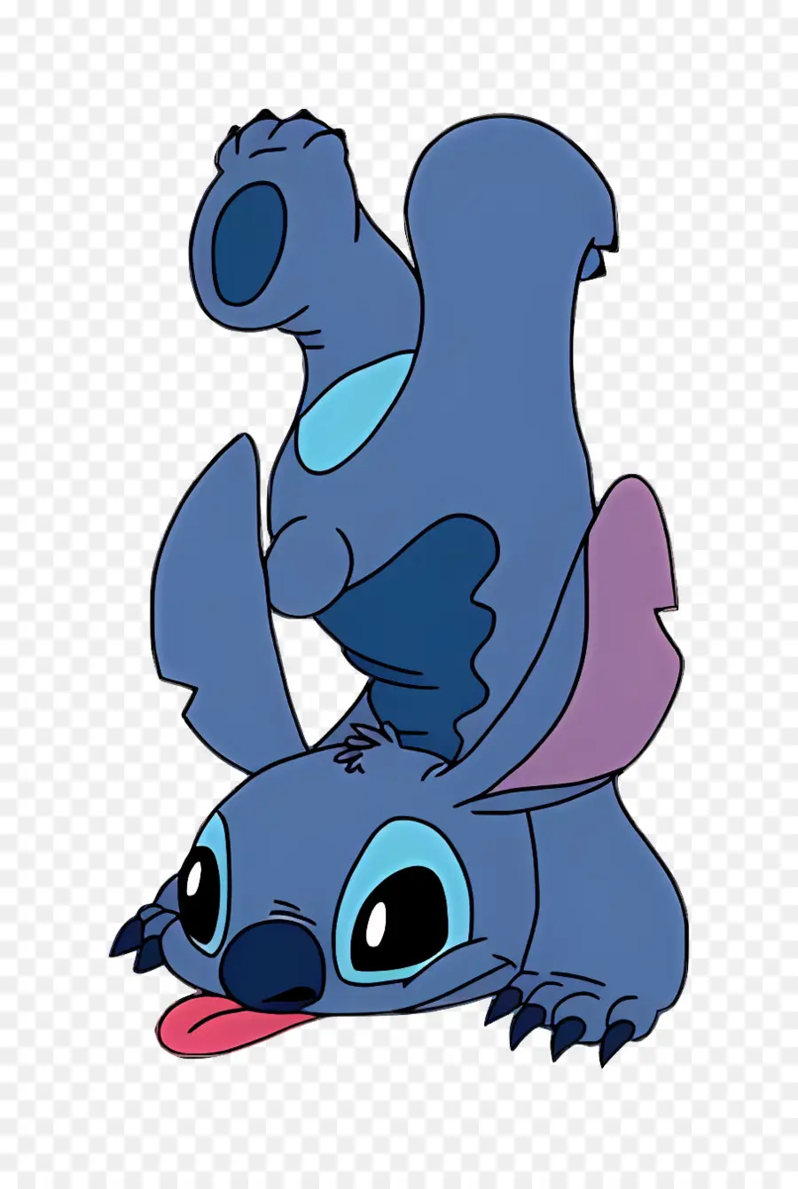 Disney Stitch，Mavi çizgi Film Karakteri PNG