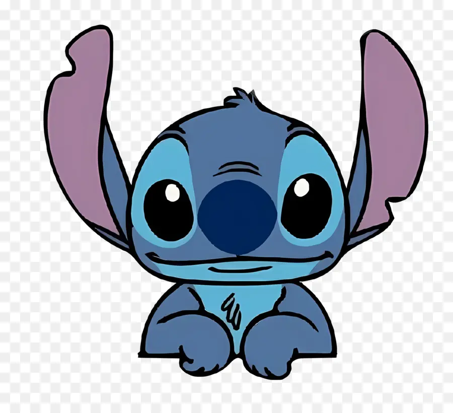 Disney Stitch，Mavi Uzaylı PNG